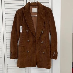 Corduroy blazer from Aritzia